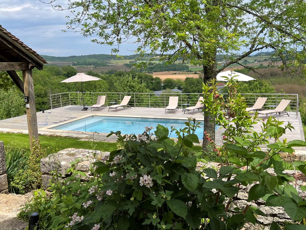 Piscine Gîte La Blanchie Haute