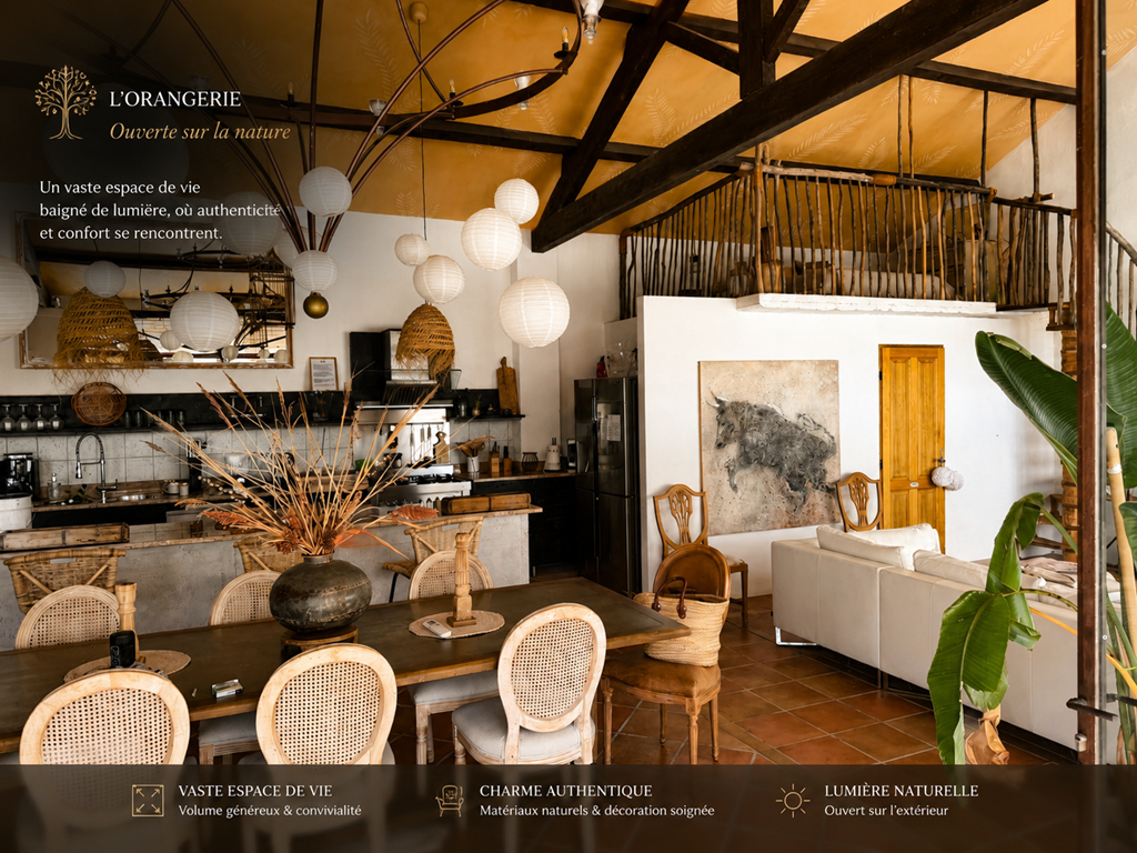 La suite de l'Orangerie, 120 m2 de charme et de douceur de vivre