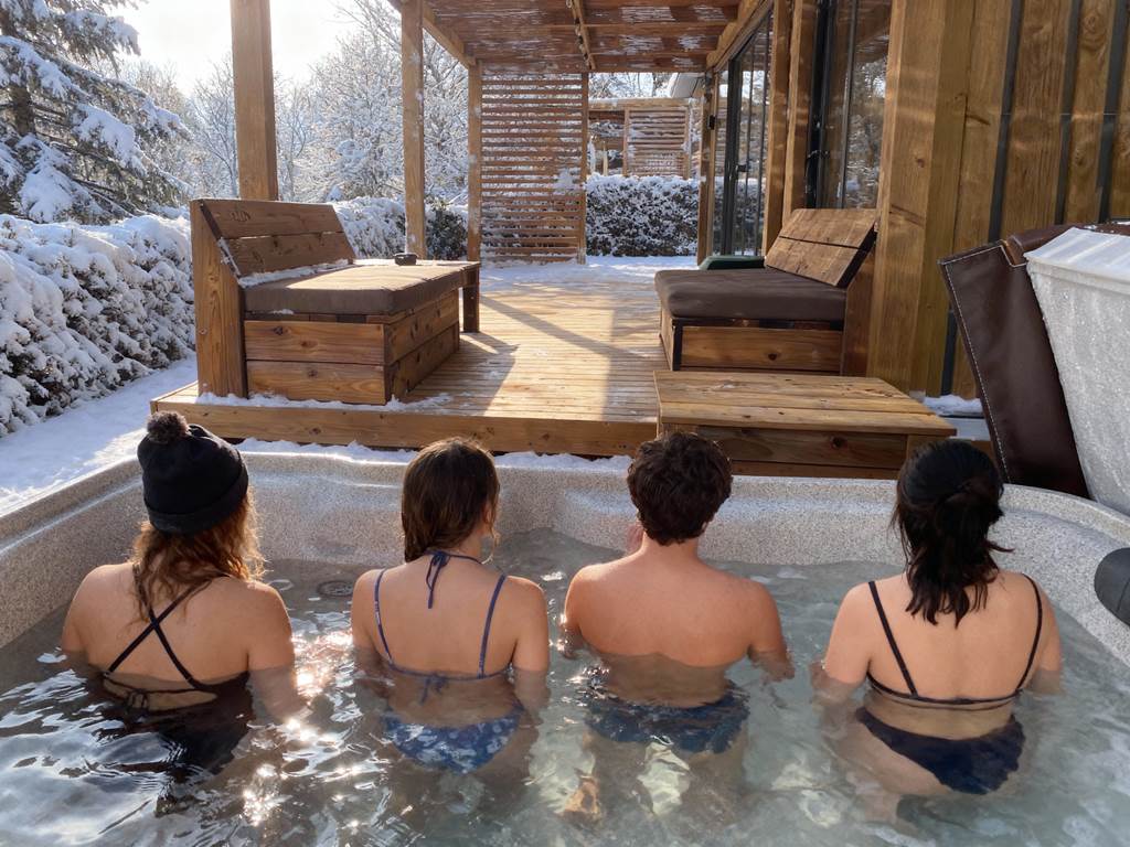 HY•Lødge Spa 4 personnes avec spa privatif