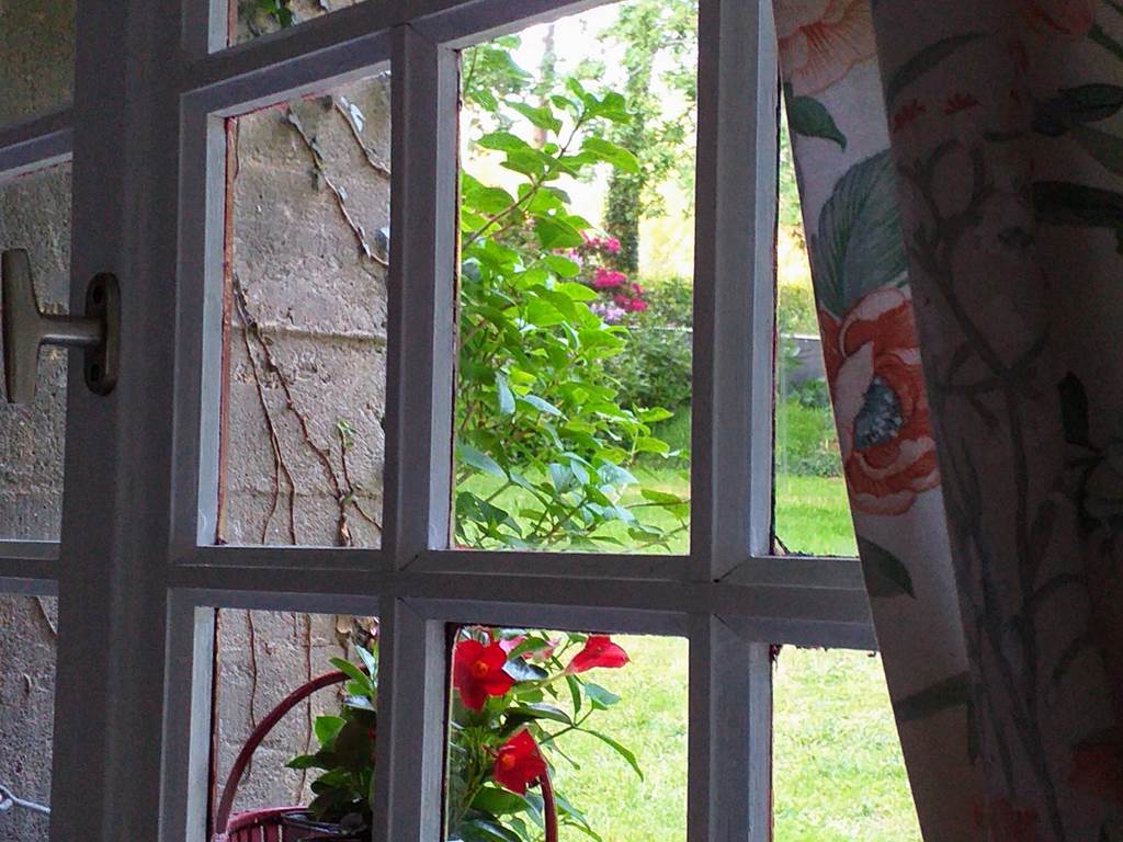 Petite vue du gîte sur le parc