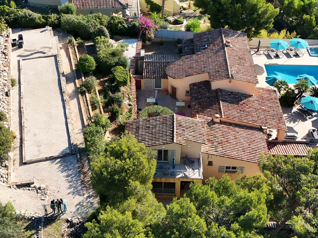 Vue aérienne Villa Azur Golf