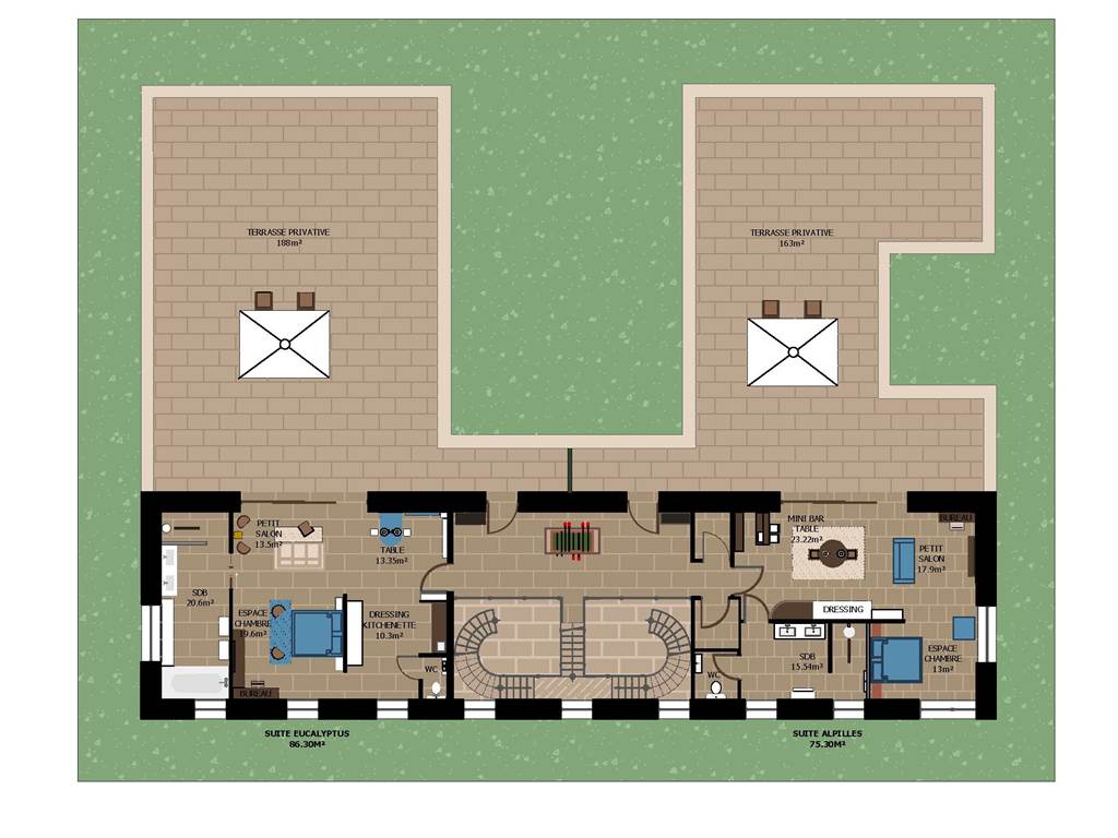 PLAN DES SUITES
