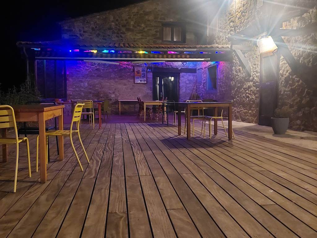 terrasse guirlande