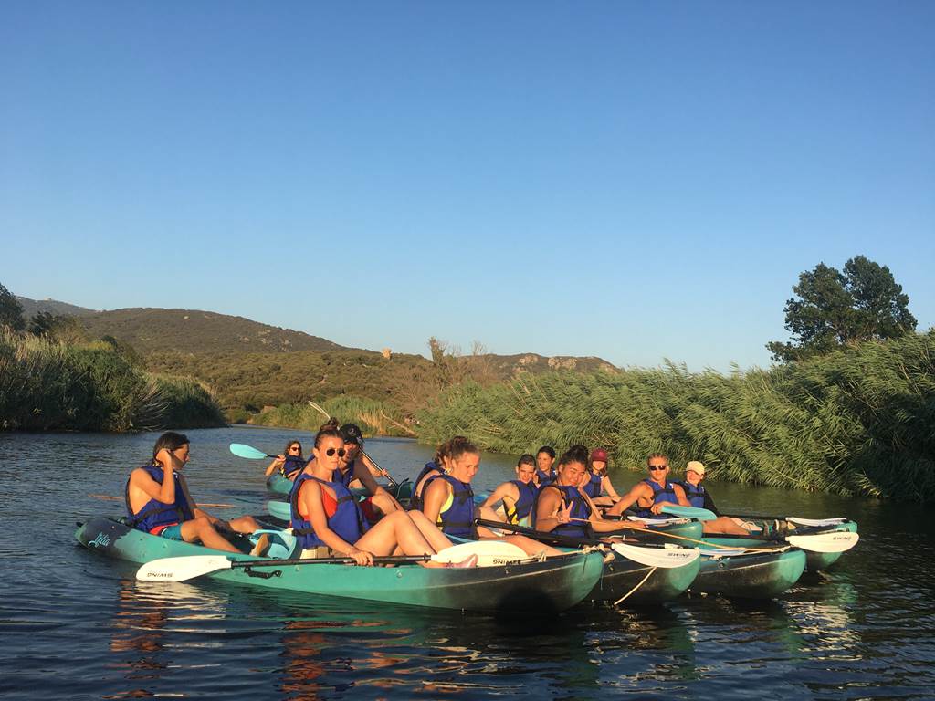 Abbartello kayak Corse, colo dans le Taravo