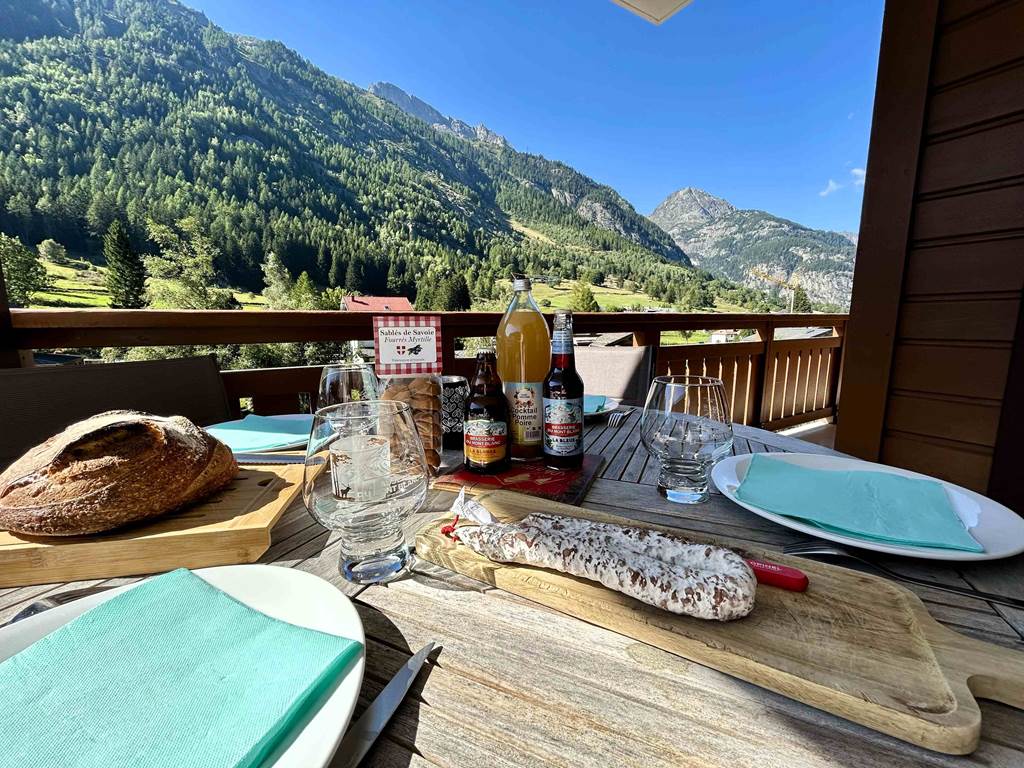 Vue de la terrasse - appartement 65m2