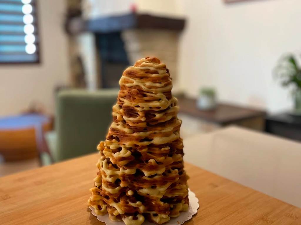 Gâteau à la broche.