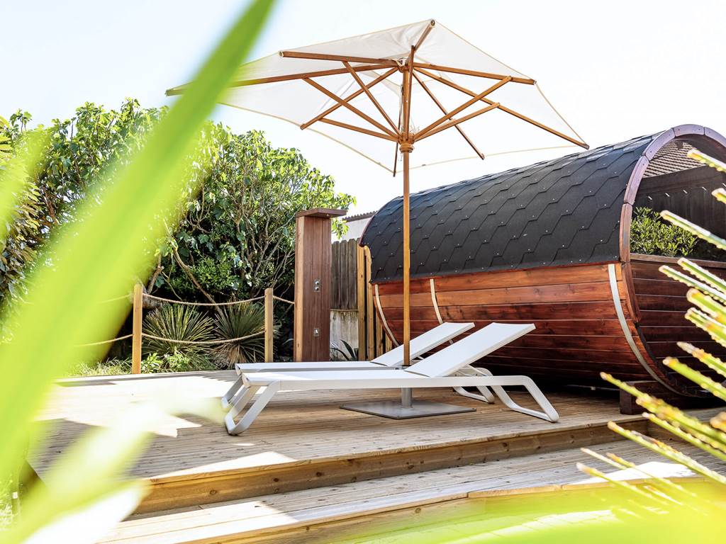 Terrasse Sauna