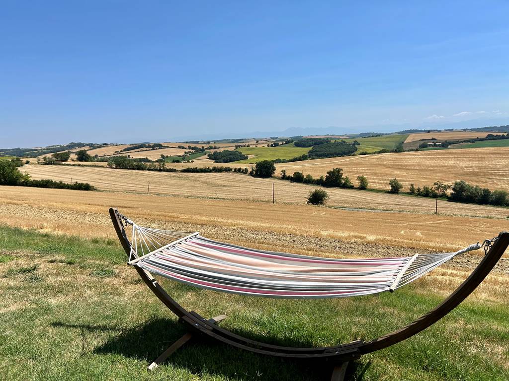 Coin détente en pleine campagne