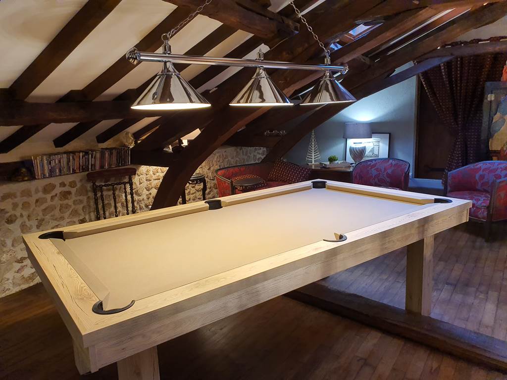 le billard sur la mezzanine
