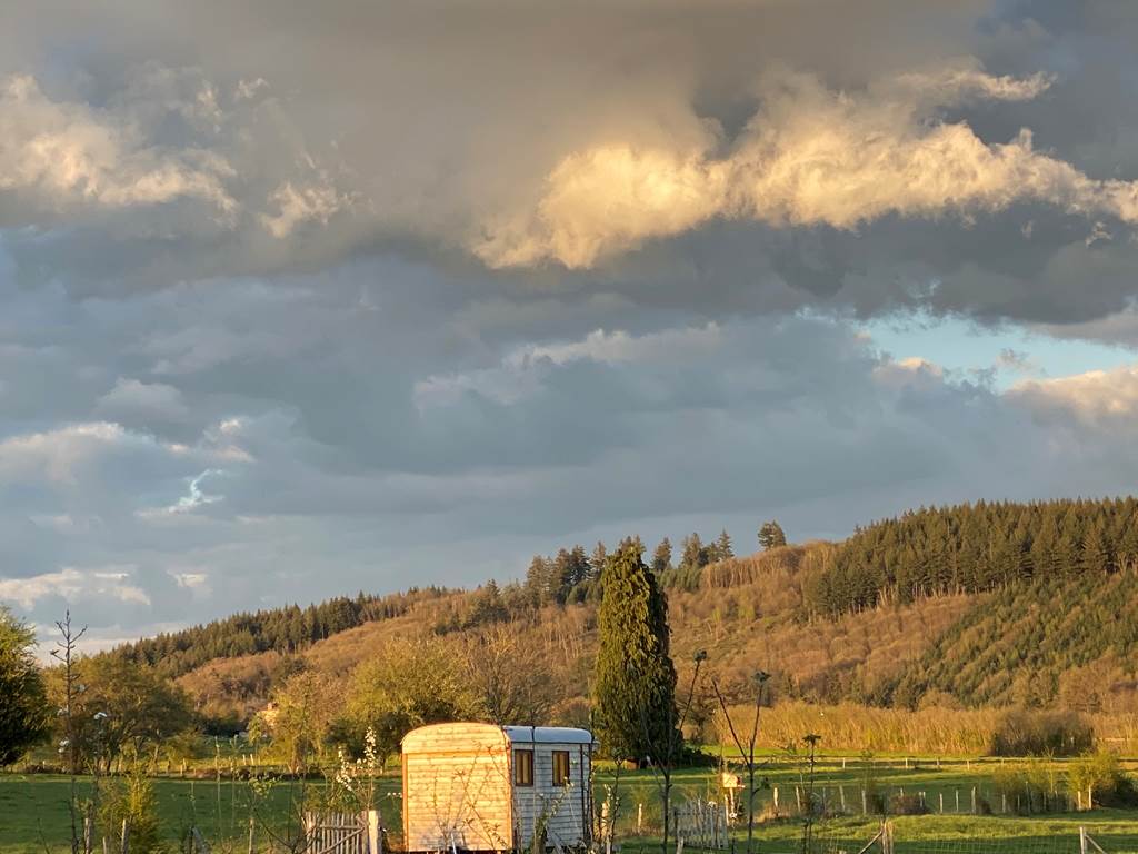 Les terres de la chouette, la roulotte au coeur d'une nature authentique