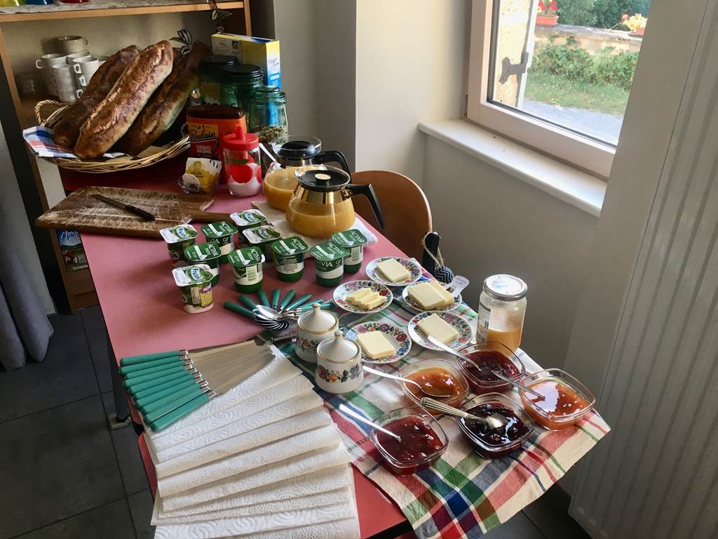 Buffet du petit déjeuner