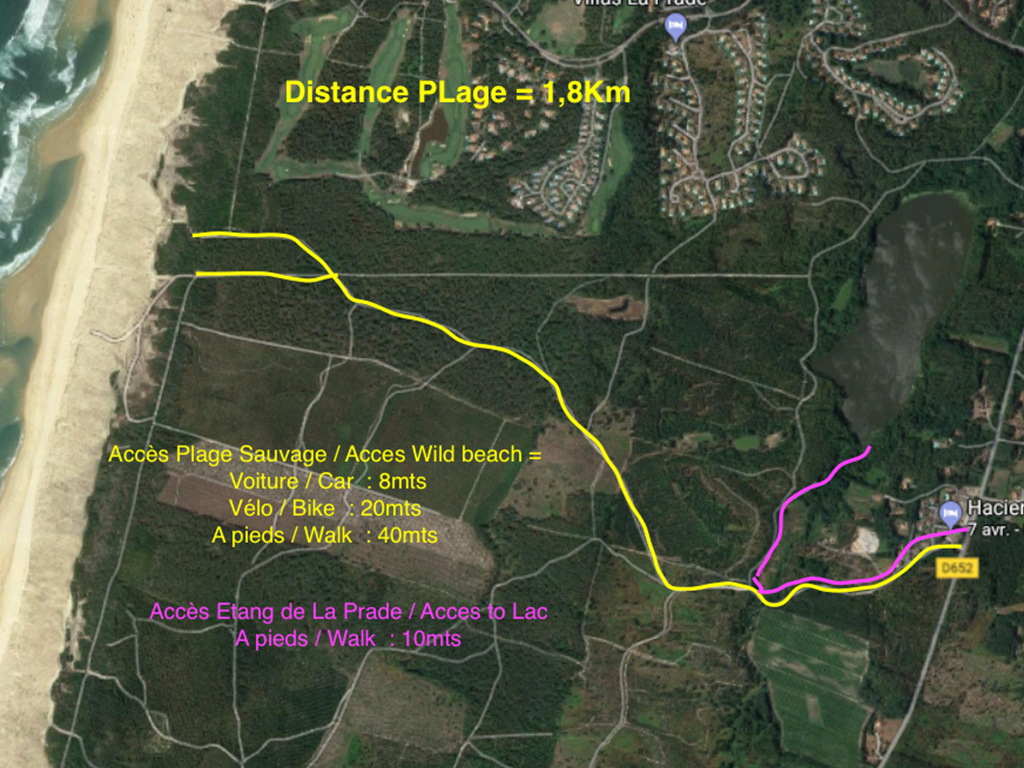 Plan Accès plage