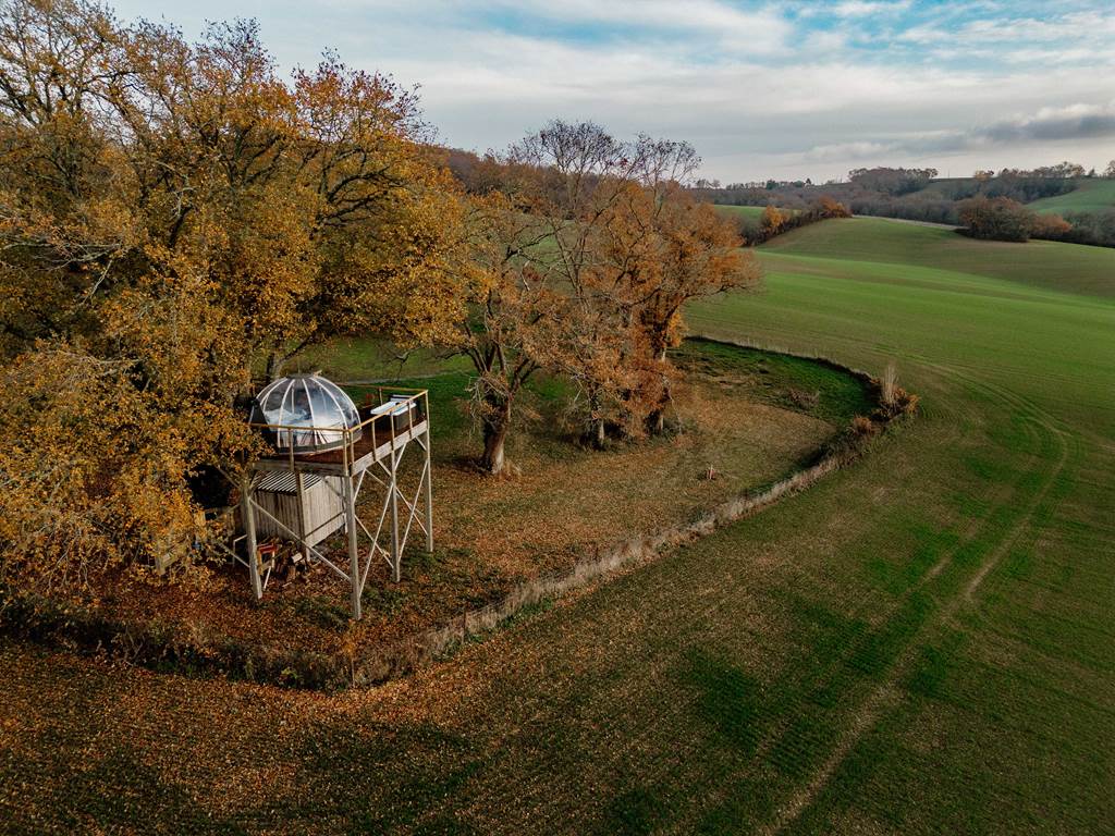 Les Bulles Perchées de Lartigue_hébergement insolite_bulle_spa_occitanie_gers_dôme (14)