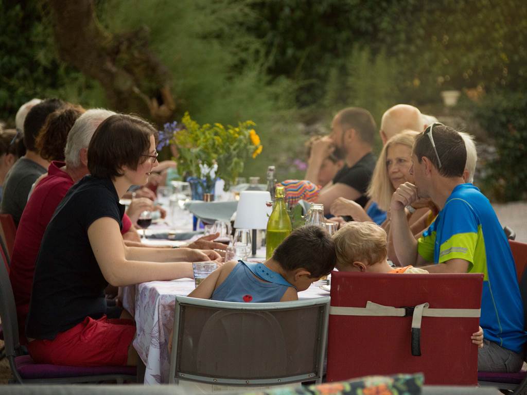 La table d'hôtes l'été