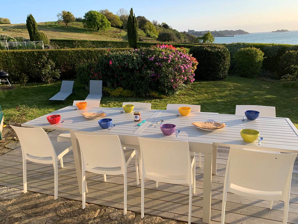 Terrasse vue port