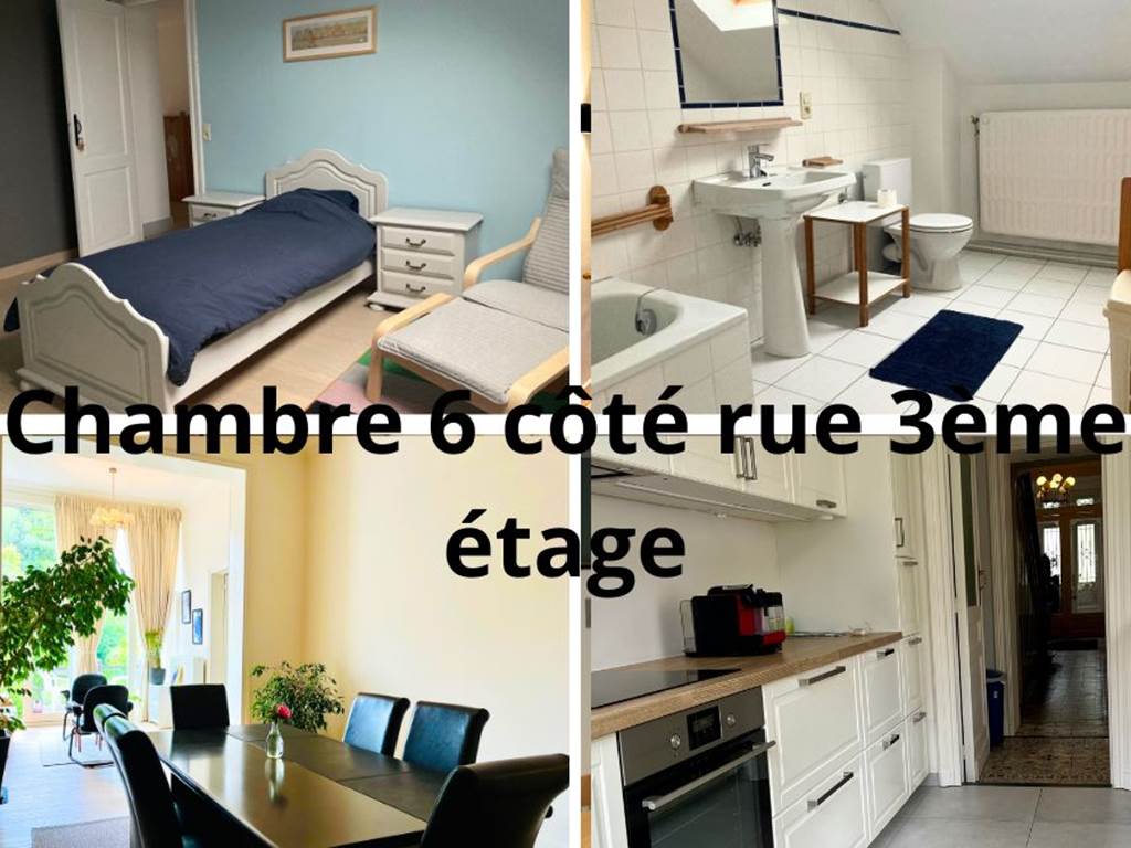 Chambre 6 côté rue 3ème étage