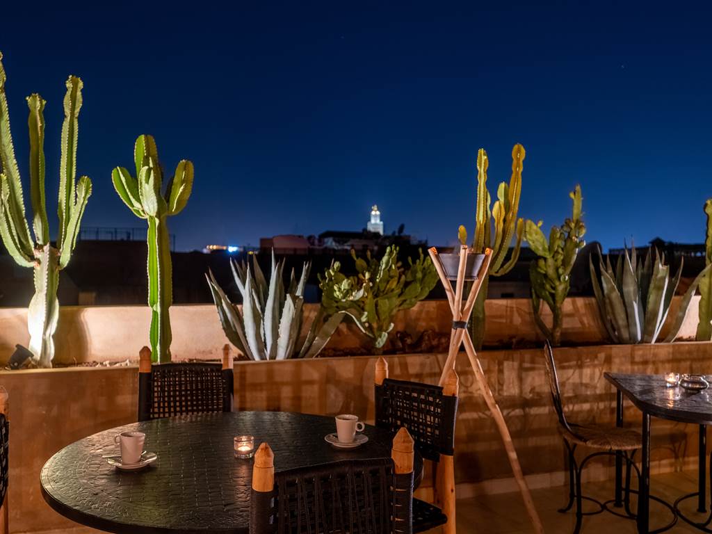 Rooftop by night