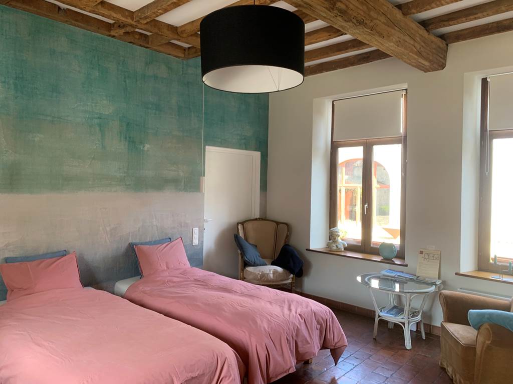 La Cense - Mélin - Chambre d'hôtes - Lits jumeaux