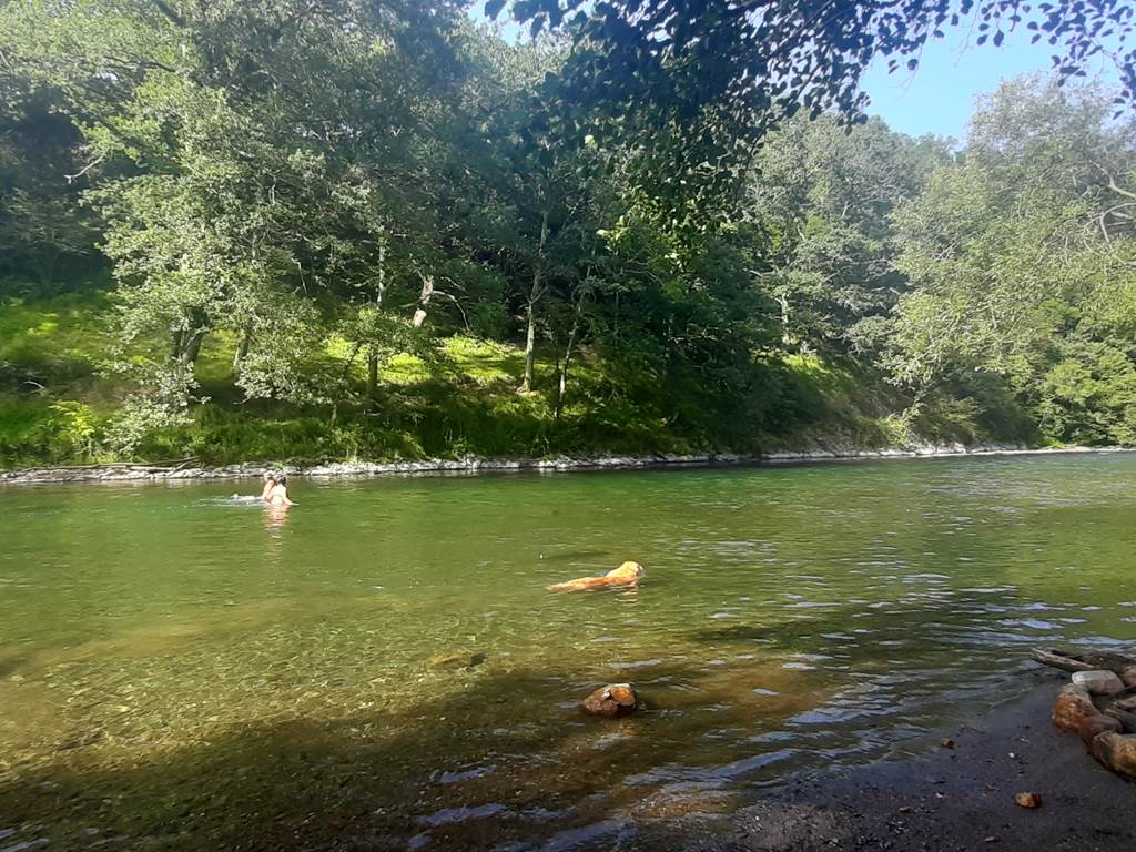 Baignade dans la Garonne