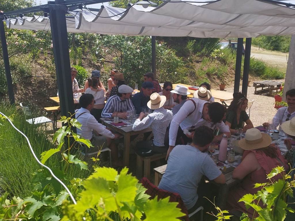 Déjeuner en  extérieur