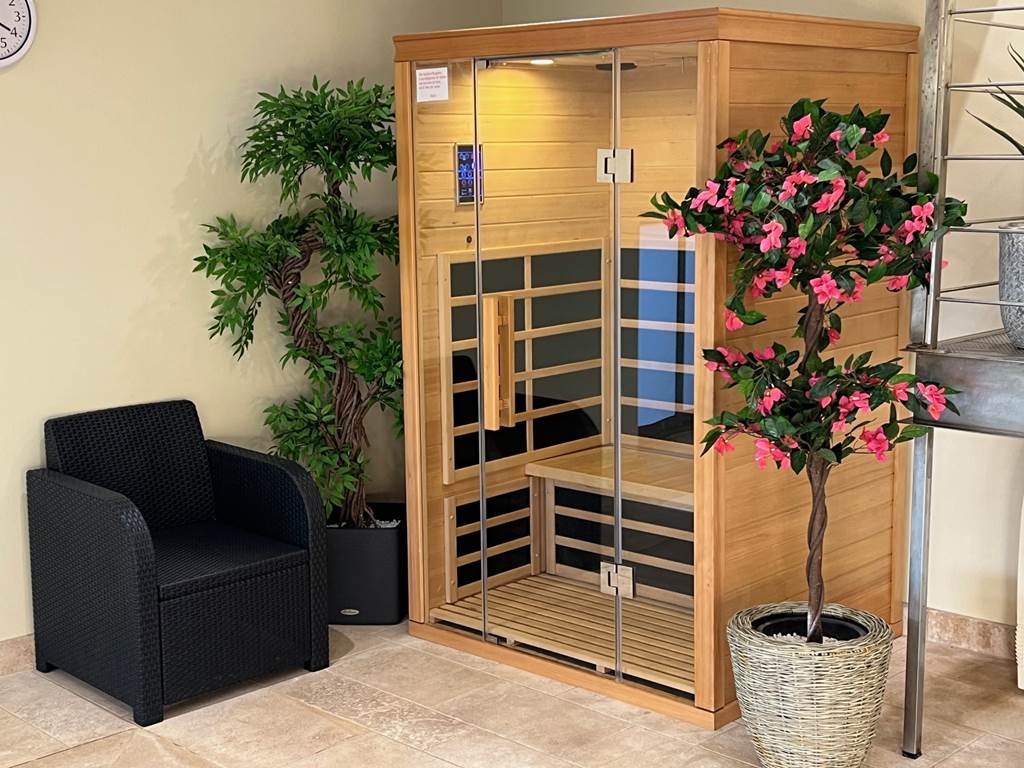 Sauna (chaleur sèche) en option