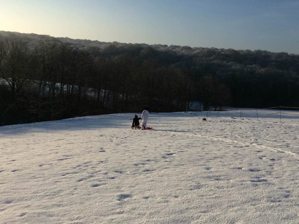 Piste de luge longue distance