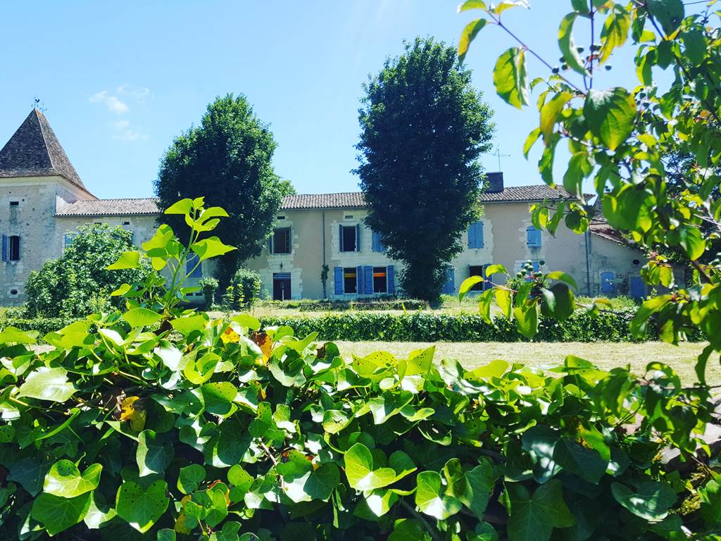 Vue du jardin arrière de la chartreuse