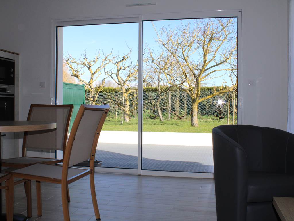 Living avec vue sur le jardin