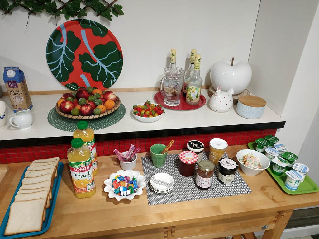La maison d'Eole  Petit-déjeuner
