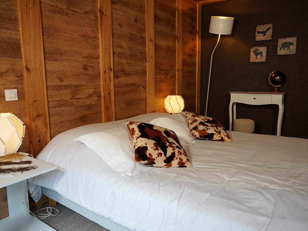Chambre Mirabelle Hôtel La Sapinière pied des Pistes Saint Lary Soulan