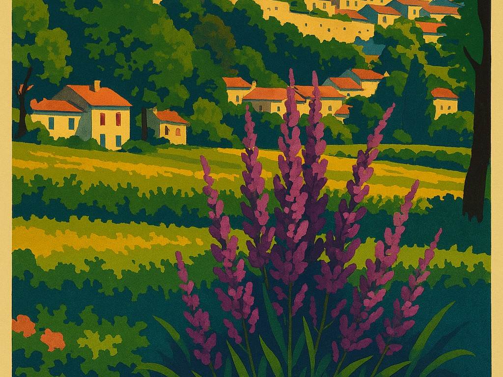 poster rochechouart pour le clos des hirondelles en limousin