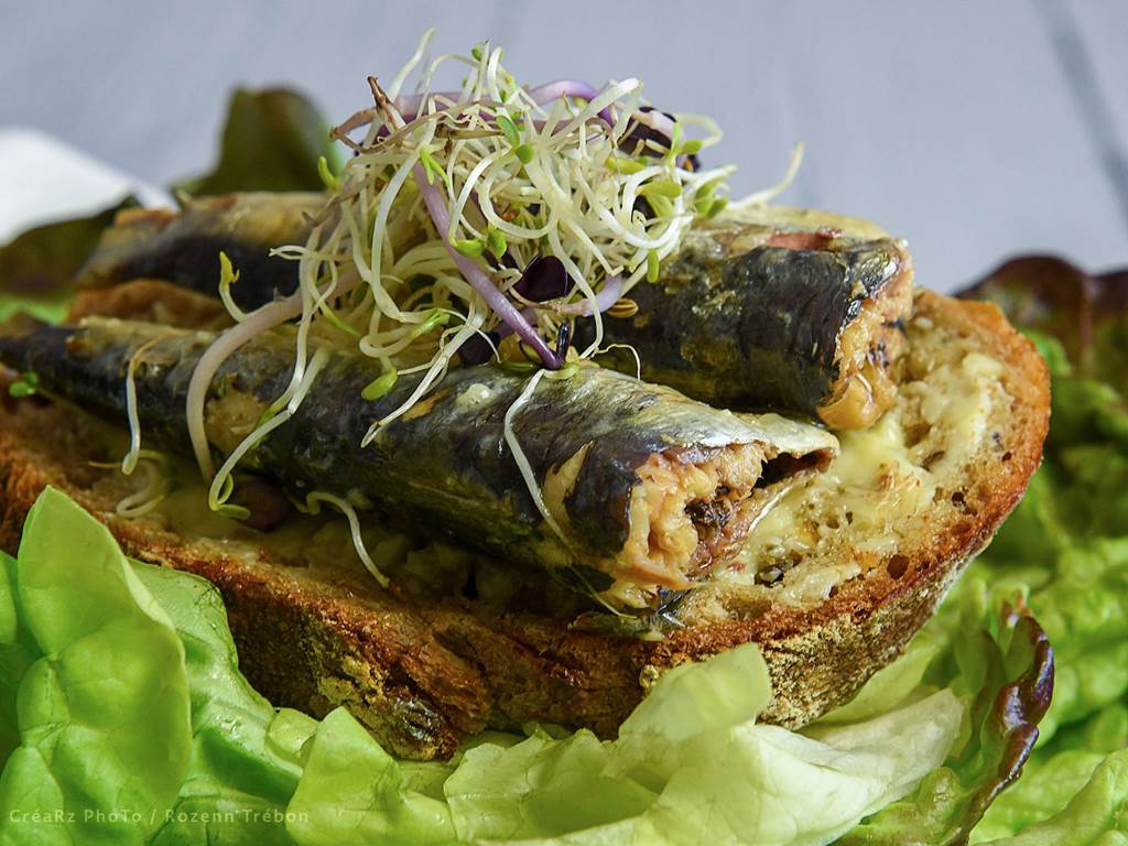 recette tartines sardines conserverie Kerbriant
