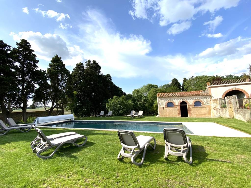 Piscine Domaine de Lanis Chambre Hotes Castelnaudary