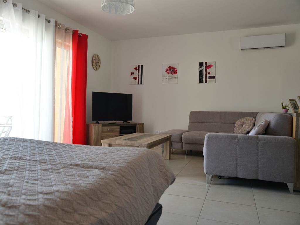 Coin salon du gîte artémisia au rez de chaussée