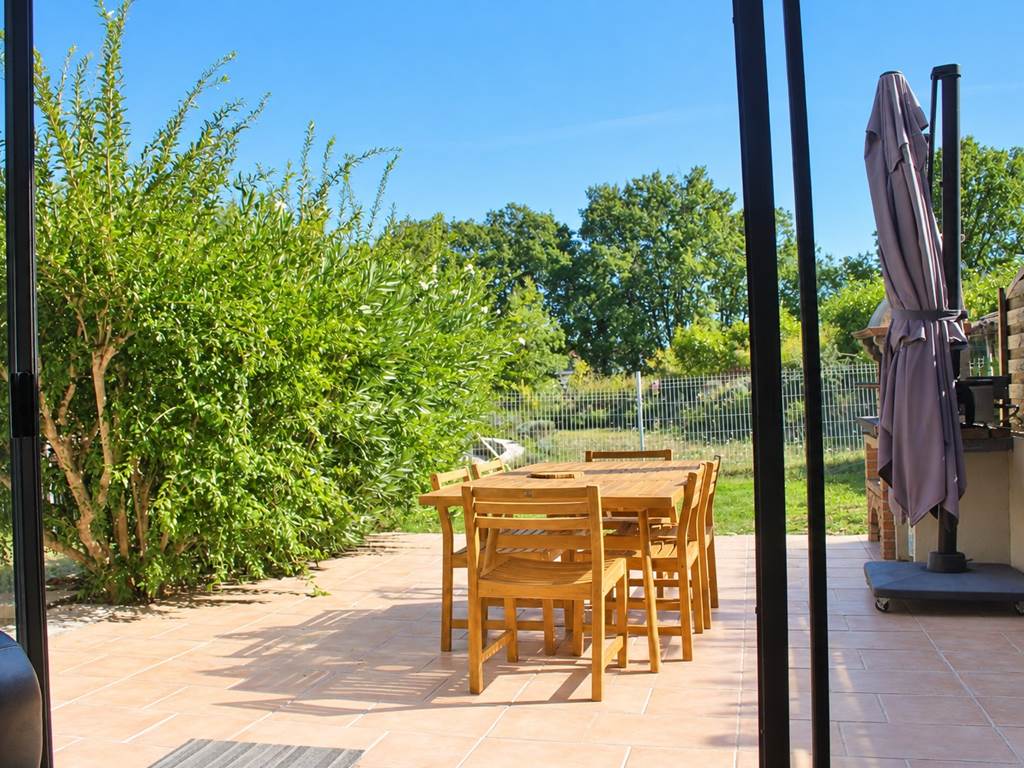 La terrasse et son environnement