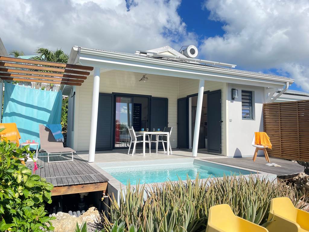 Iguane House villas & Micro Spa Villa Corail vue générale villa