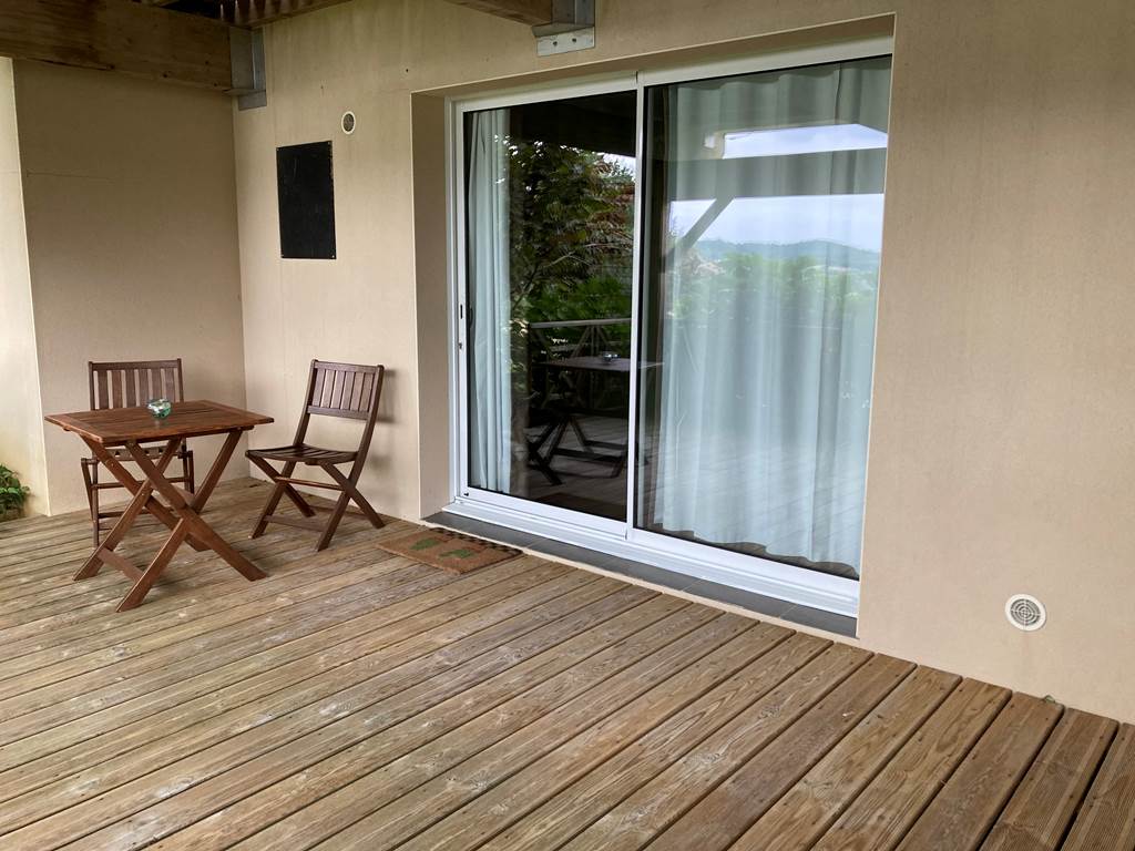 La terrasse de la chambre PEYRUSSE