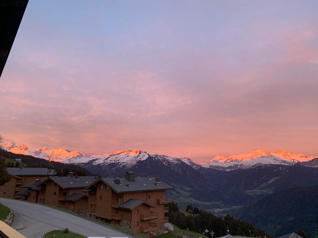 Coucher du soleil sur le Mont-Blanc