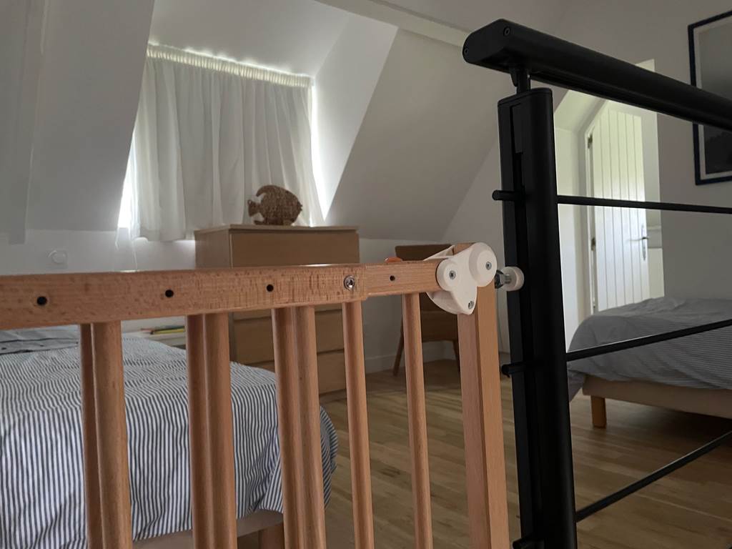 Une barriere assure la securite dans la chambre twin 'Les Marees'