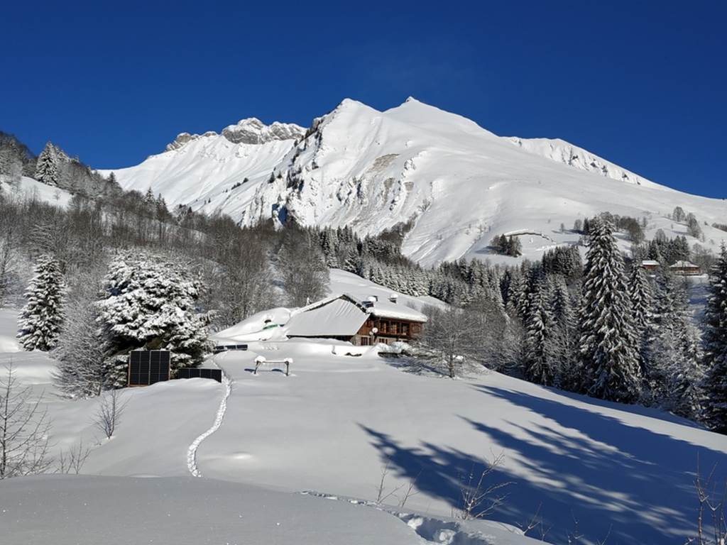 Beauregard en hiver. Un site exceptionnel.