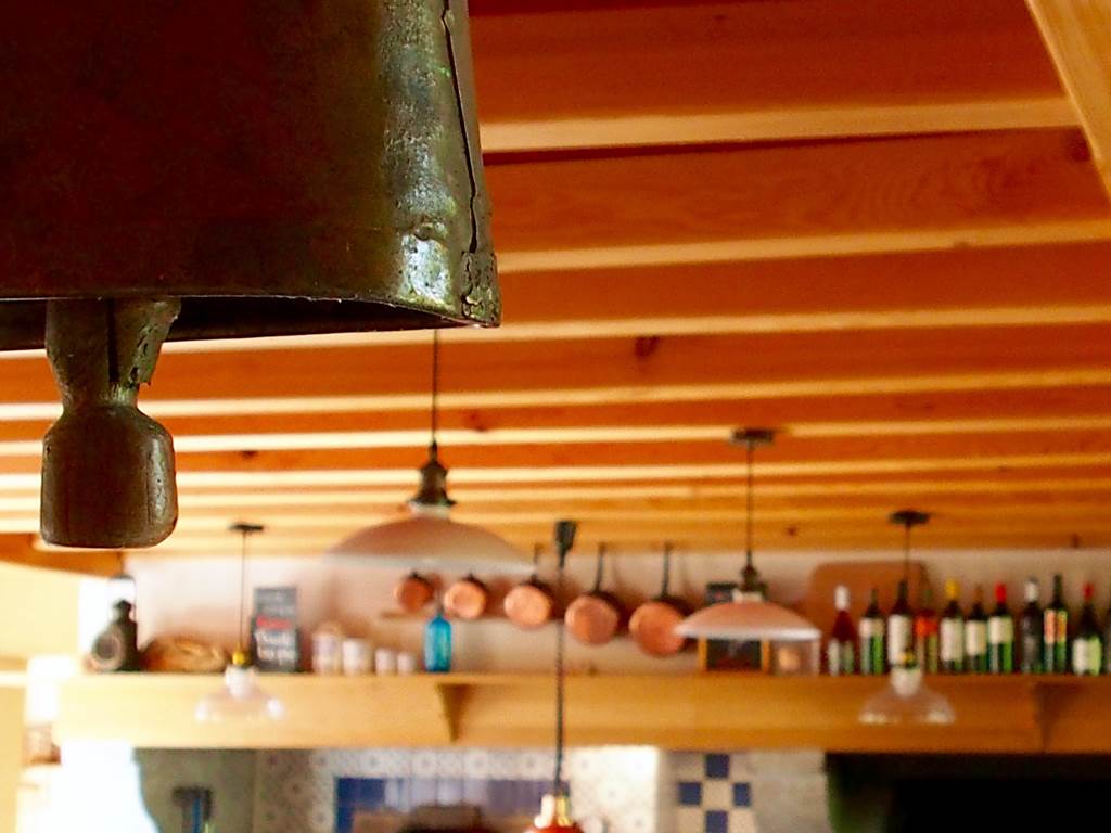 Poutres en bois de l'Auberge