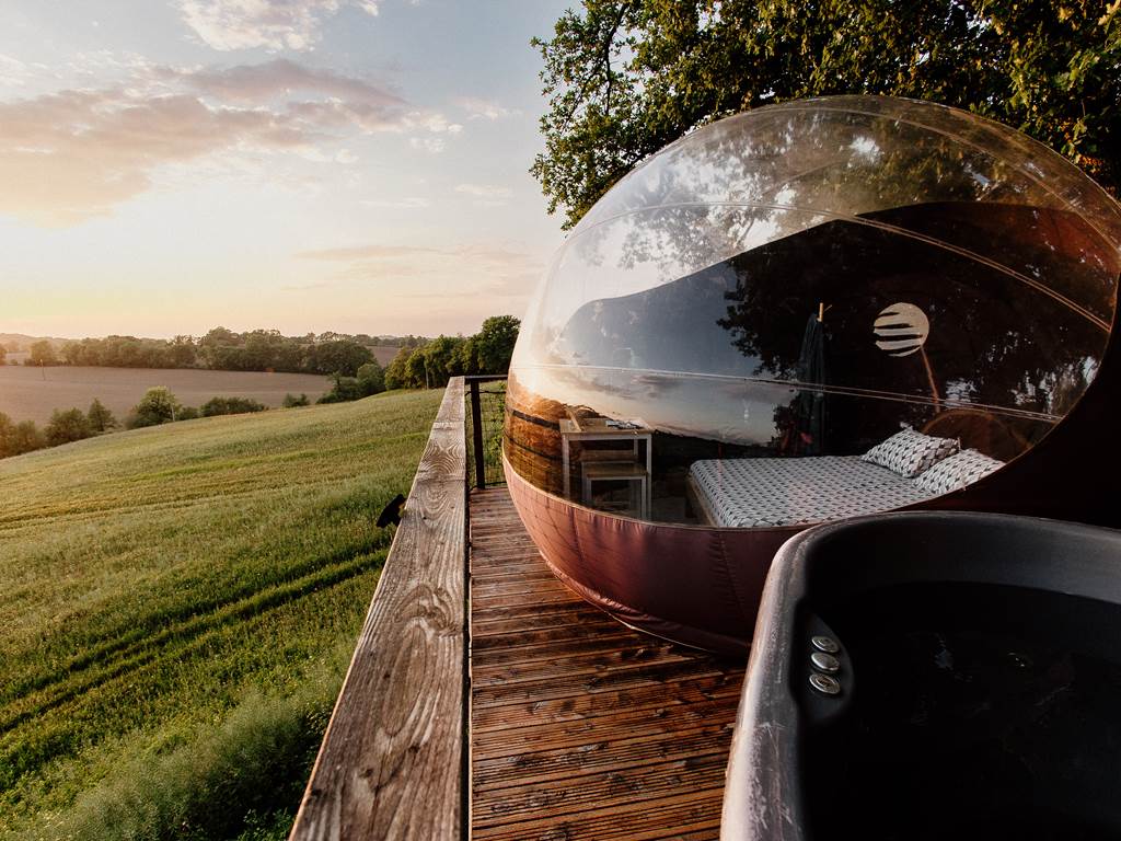 Nuit insolite_bulle_dôme_perché_occitanie_gers_Lartigue_weekend_étoiles_bain_nordique (8)