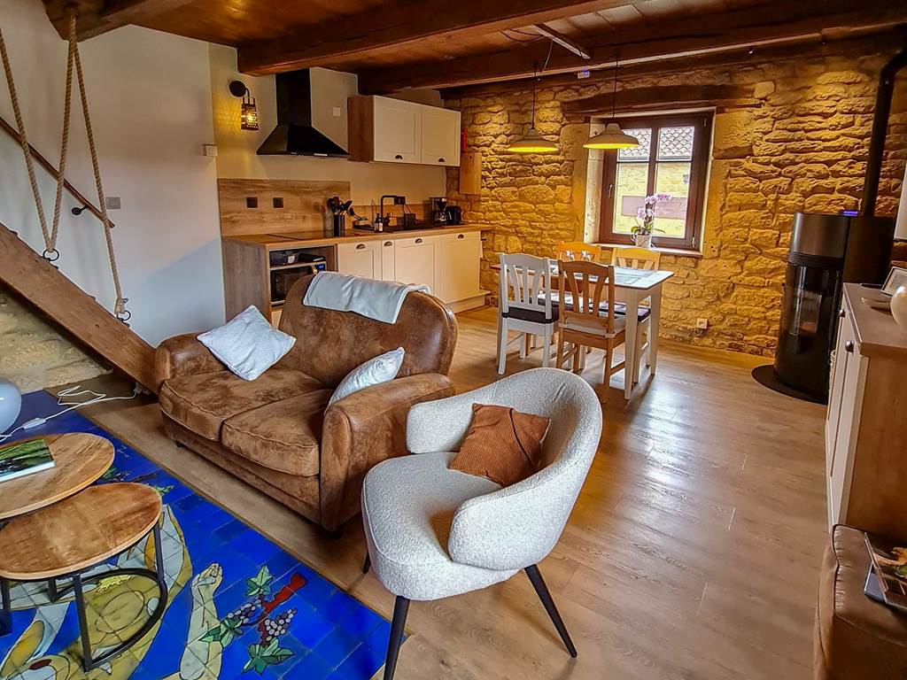 Rez de chaussée - Cuisine & Sofa