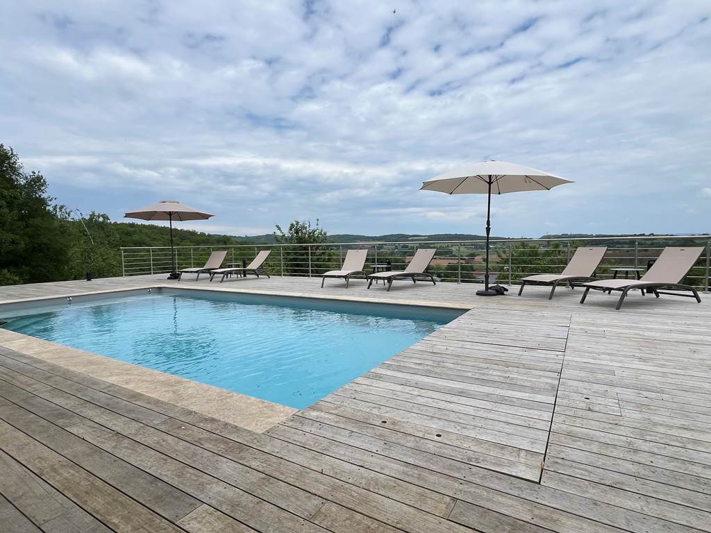 Piscine Gîte La Blanchie Haute