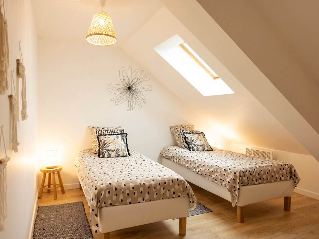 Appart 3 - chambre avec 2 lits simples
