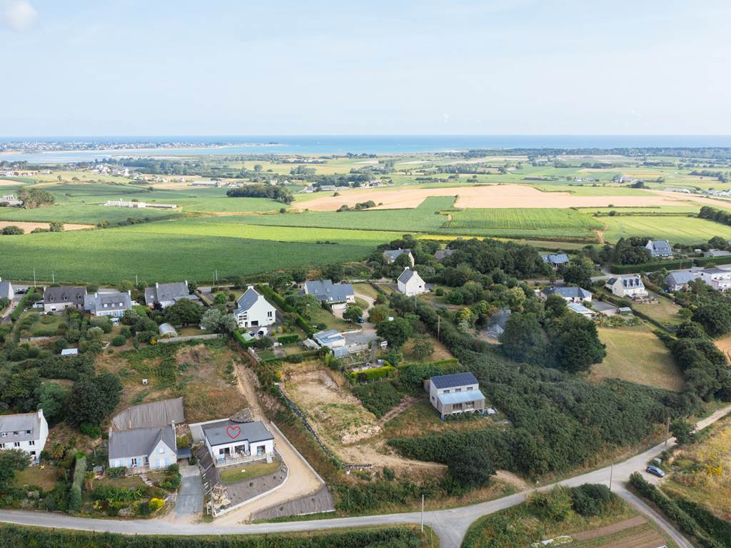 Vue aérienne de la villa