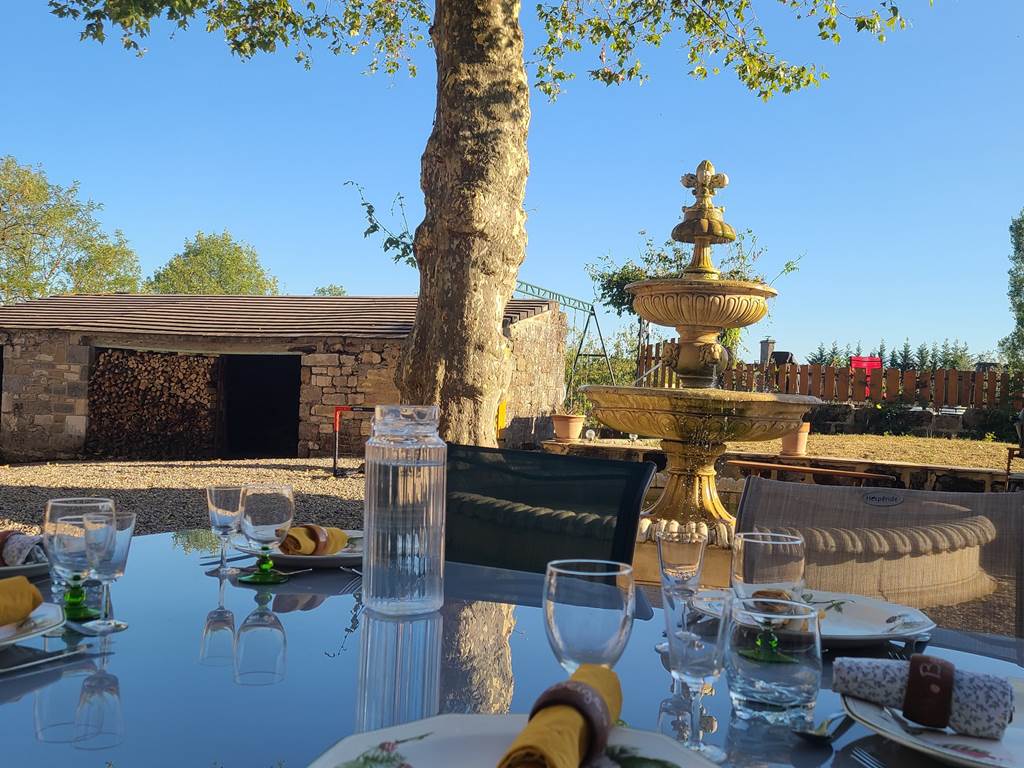 Dîner en extérieur