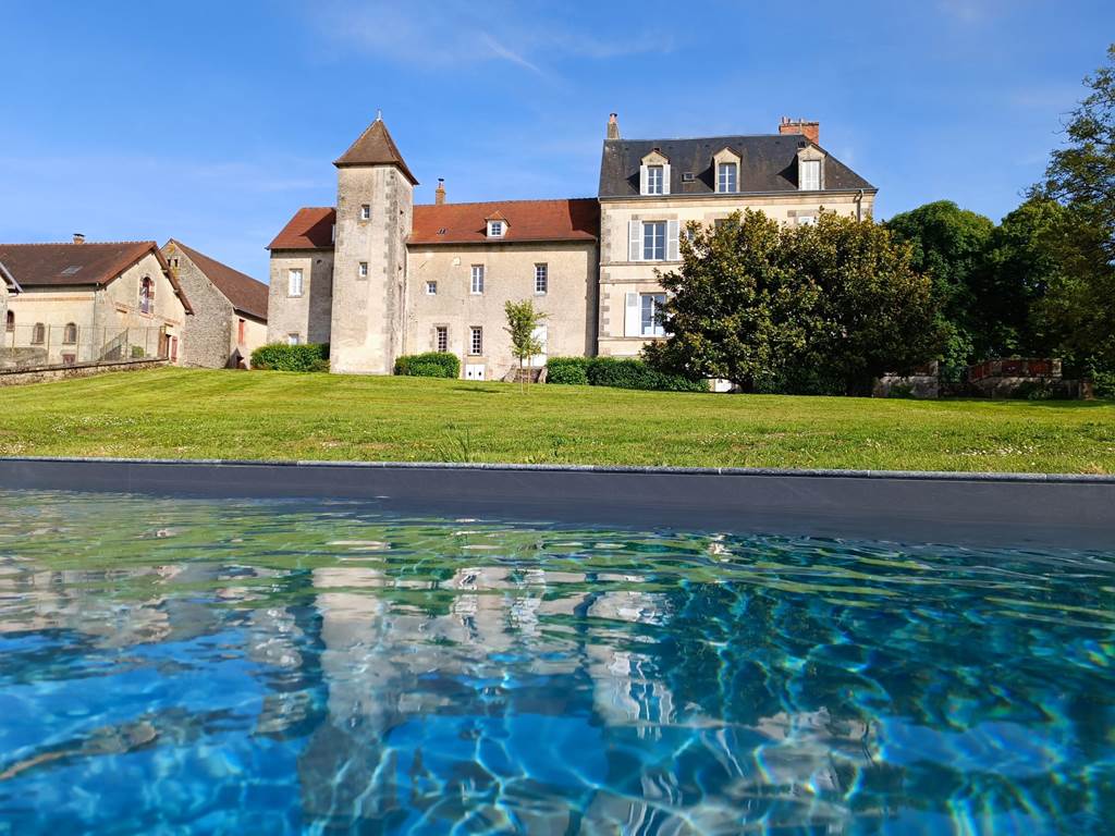 Vue piscine bas-bourg
