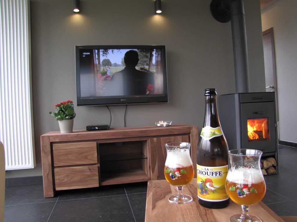 Poêle, cosy, bière chouffe