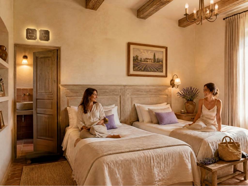 Chambre à partager avec salle d'eau